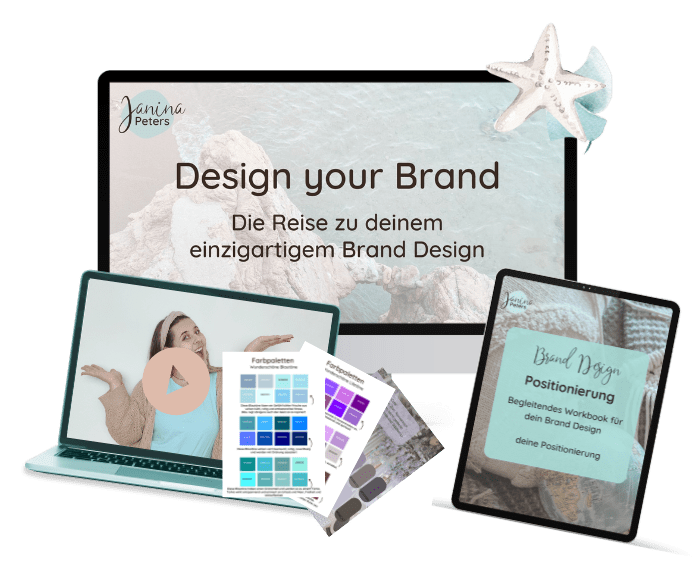 Der Branding Onlinekurs von Janina Peters - Entwickle dein einzigartiges Brand Design - Mache deine Expertise sichtbar