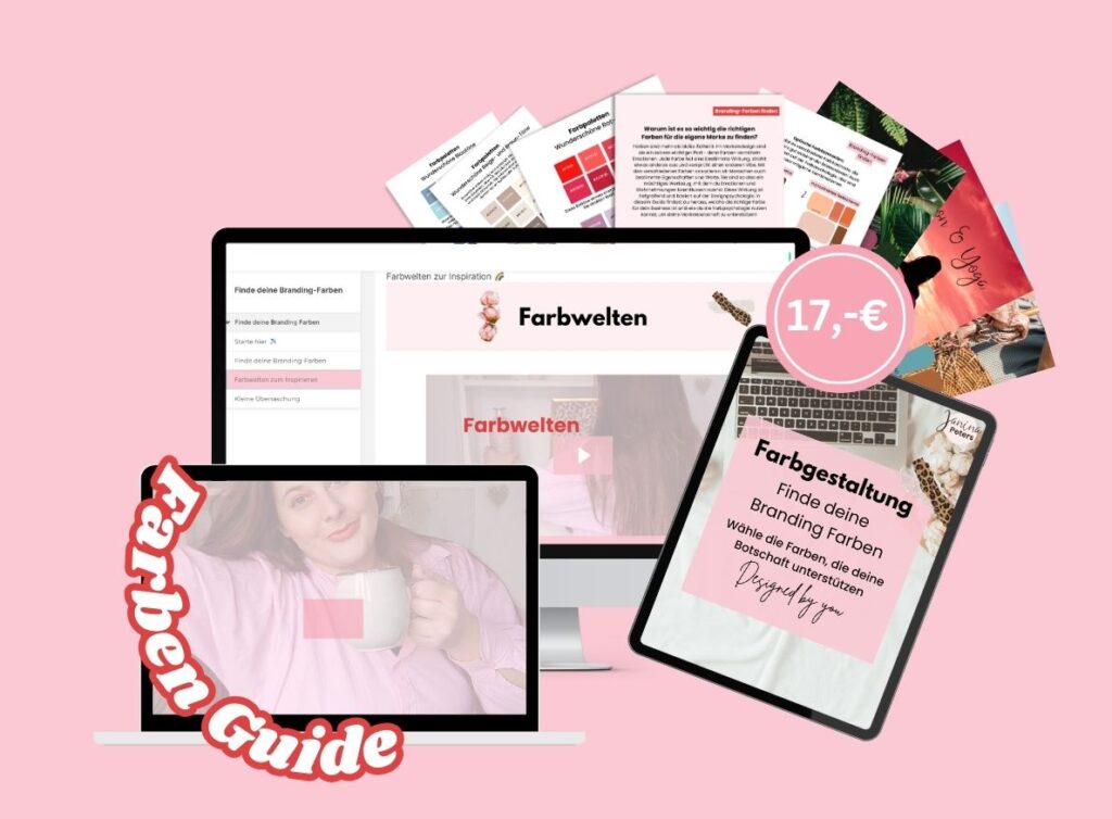 Branding Farben finden für Instagram Brand Design Website personenmarke aufbauen