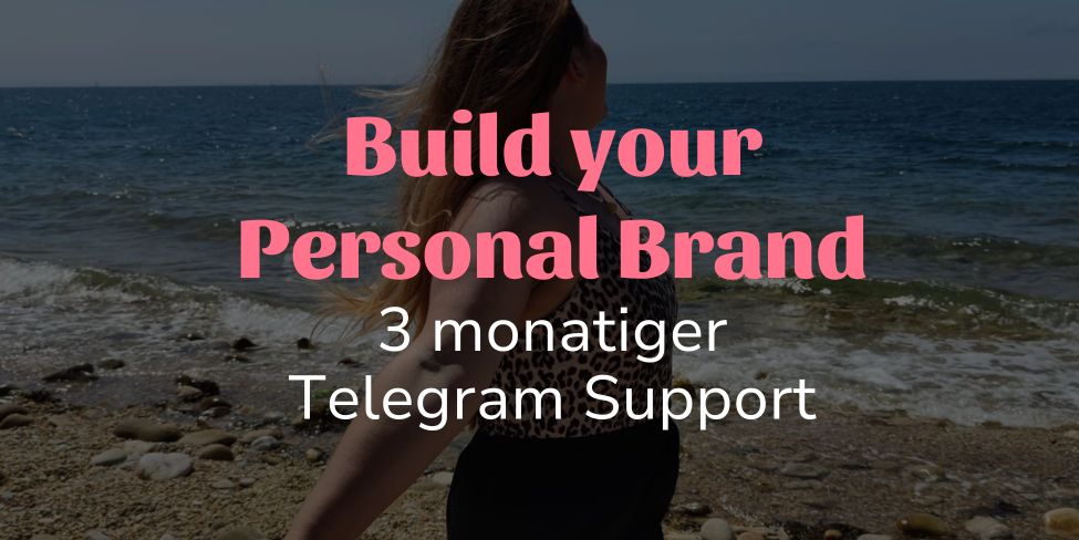 Personal Branding Telegram Support um Personenmarke aufzubauen